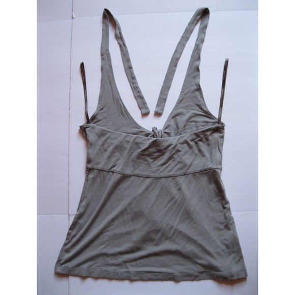 Tommy Bahama Gray Halter Neck Top With Ruffle - Picture 6 of 11